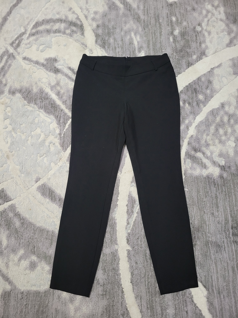 Black Label Black Straight-Leg Ponte Pants